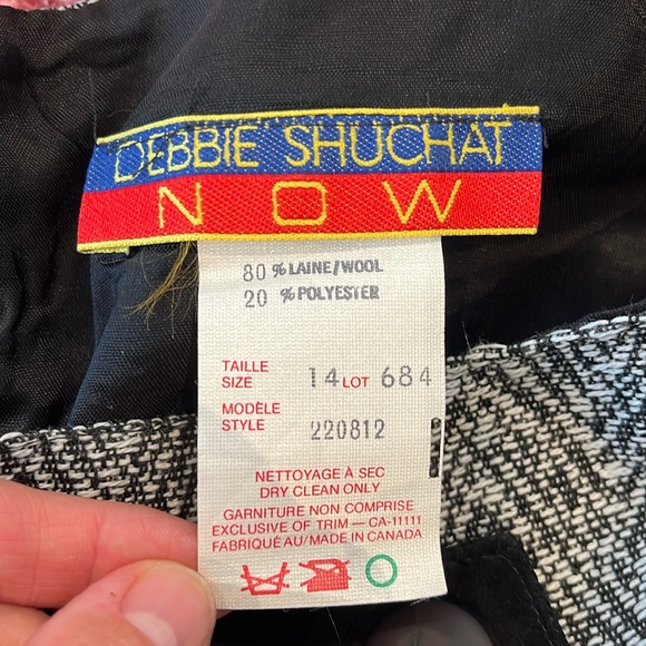 Vtg Debbie Shuchat long wool blend skirt - Picture 3 of 6